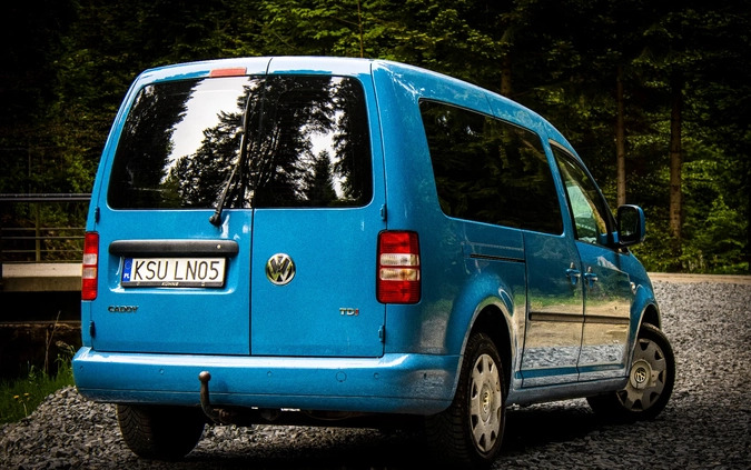 Volkswagen Caddy cena 33500 przebieg: 360000, rok produkcji 2013 z Jordanów małe 466